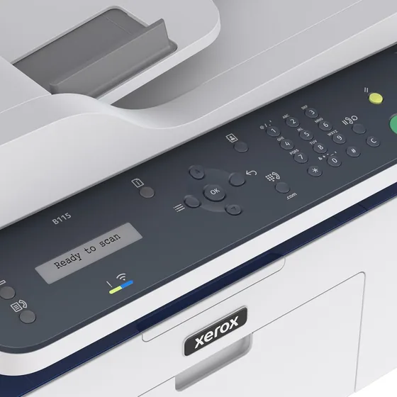 Imprimante multifonction Xerox B115 — 4-en-1, chargeur auto, Ethernet — vue 2