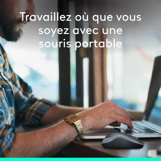 Souris sans fil Logitech M185 — vue 3