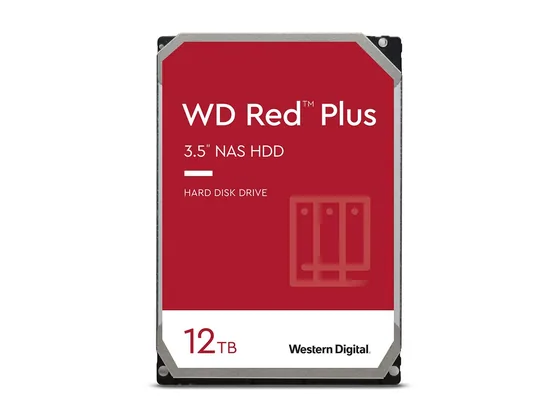 WD Red Plus 12 To — disque dur pour NAS — vue 2
