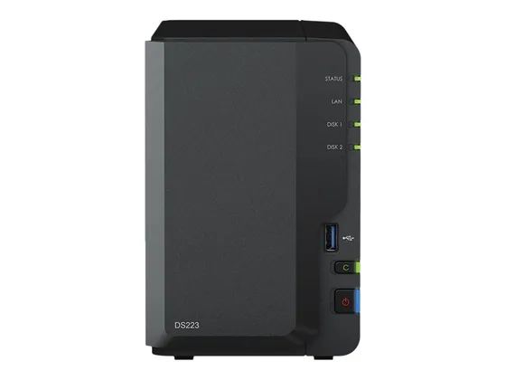 Synology DS223 — serveur NAS 2 baies — vue 2
