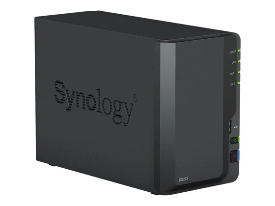 Synology DS223 — serveur NAS 2 baies — vue 3