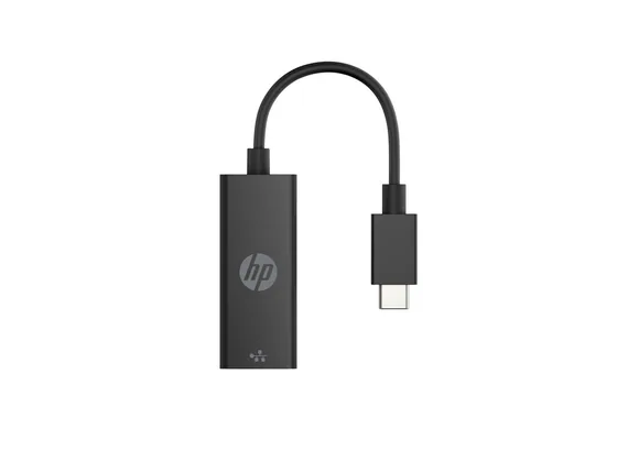 Adaptateur USB-C vers RJ45 Gigabit HP G2 — vue de dessus