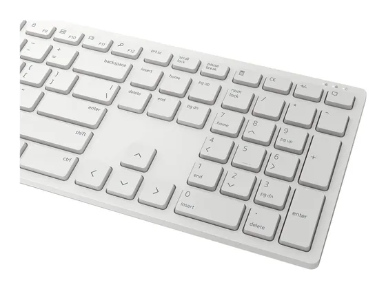 Dell Pro KM5221W — clavier + souris sans fil, blanc — détail