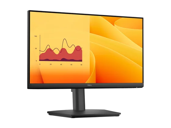 Dell Pro E2225HSM — écran 21,5″ Full HD — vue de trois-quarts gauche
