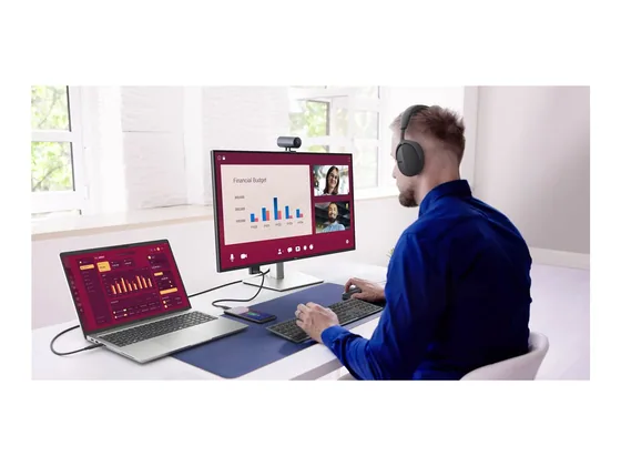 Dell Pro Plus P3225QE — écran 31,5″ 4K USB-C — mise en situation