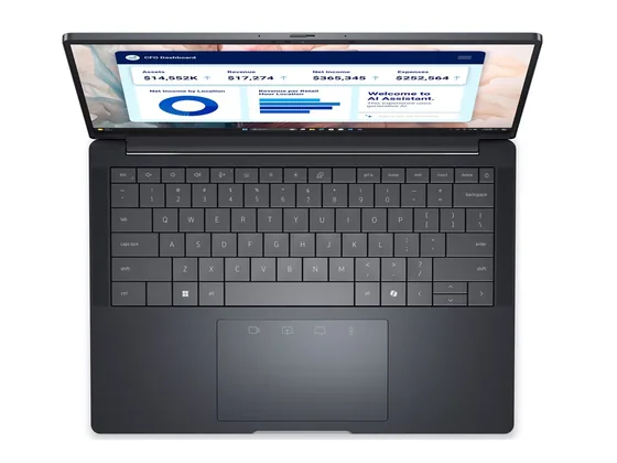 Dell Pro 14 Premium — Core Ultra 7 — 32 Go — vue de dessus