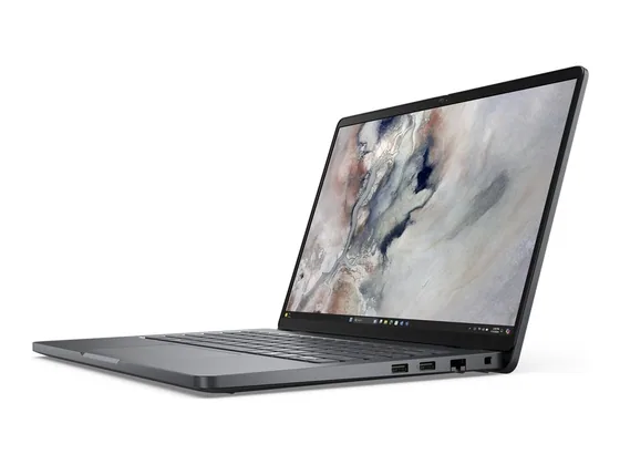 Dell Pro 14 — Core Ultra 5 — portable professionnel — vue de trois-quarts droite