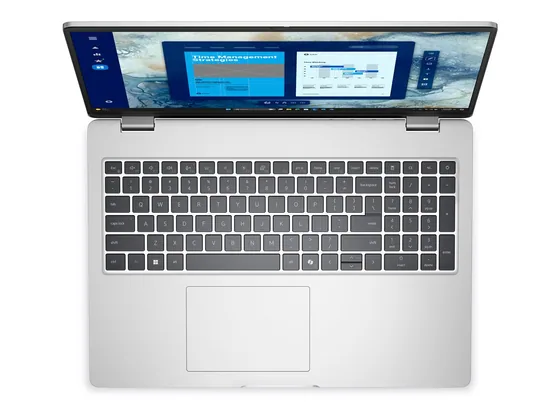 Dell Pro 16 — Core Ultra 7 — portable pro — vue de dessus
