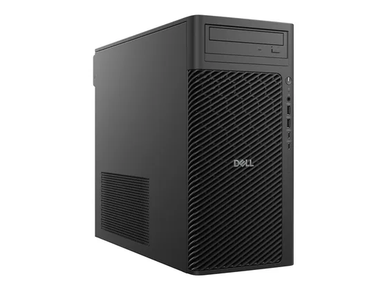 Dell Pro Max Tour T2 — Core Ultra 7 · 16 Go — vue de trois-quarts gauche
