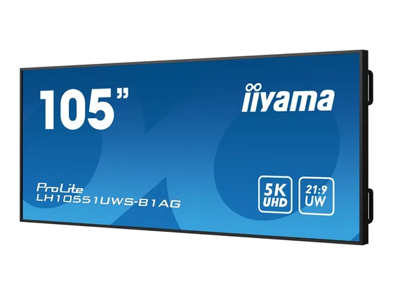 LH10551UWS-B1AG — affichage dynamique 104,7″ — vue de trois-quarts droite