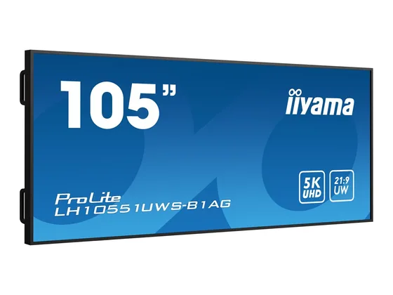 LH10551UWS-B1AG — affichage dynamique 104,7″ — vue de trois-quarts gauche