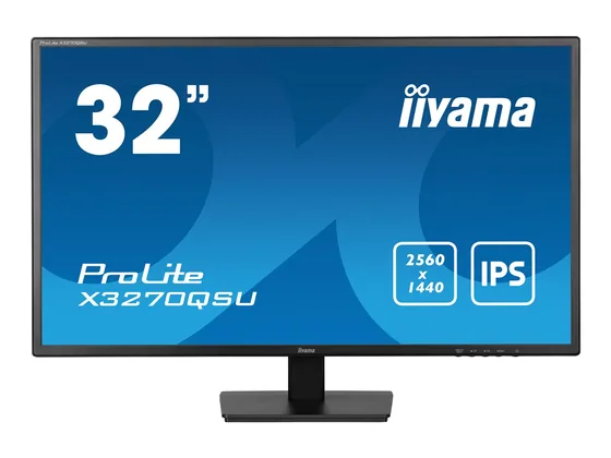 X3270QSU-B1 — écran 31,5″ QHD — vue de face