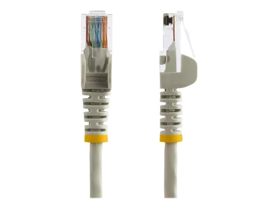 Câble réseau Cat5e 7 m StarTech, RJ45 sans crochet, gris — vue 2