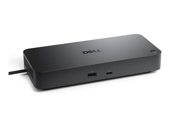 Station d’accueil Dell Pro Dock WD25Z — USB-C — vue de trois-quarts gauche