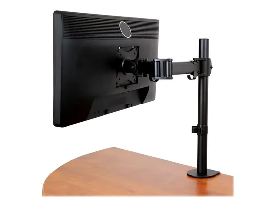 StarTech ARMPIVOTB — bras de bureau articule en acier — vue de dos