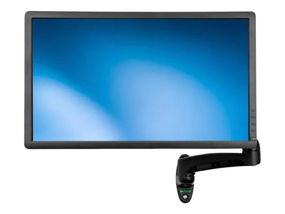 StarTech ARMPIVWALL — bras mural articule multidirectionnel — vue de face