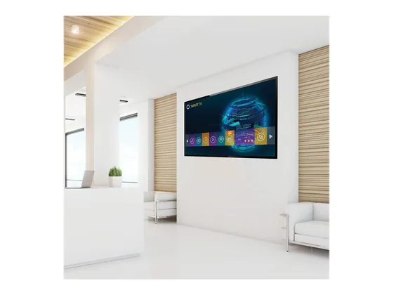 Bras mural articulé pour téléviseur — 32 à 55″ — vue de trois-quarts droite